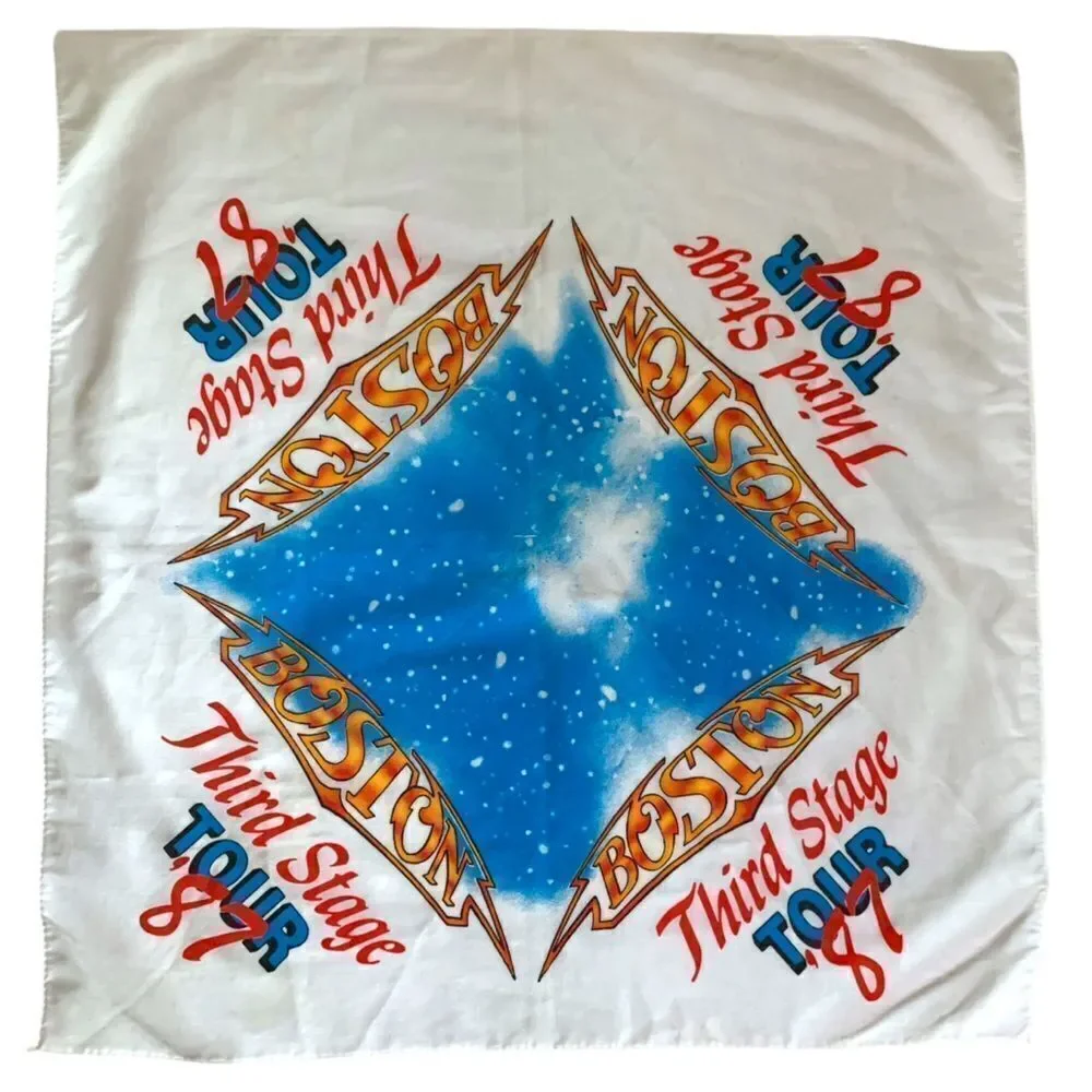 Vintage Boston Third Stage Tour ‘87 Bandana